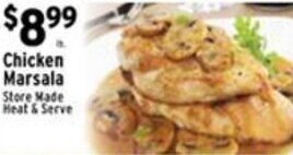 Met Foodmarkets Chicken Marsala offer