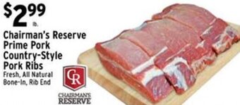 Met Foodmarkets Chairman's Reserve Prime Pork Country-Style Pork Ribs offer