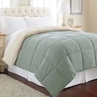 Kohl's Solid down-alternative reversible comforter offer