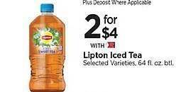 Tops Lipton Iced Tea offer