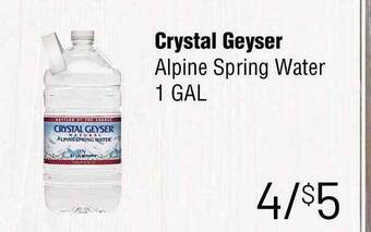 Trade Fair Supermarket Crystal Geyser Alpine Spring Water offer