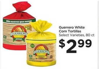 Foods Co Guerrero White Corn Tortillas offer