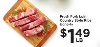 Foods Co Fresh Pork Loin Country Style Ribs offer