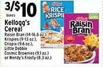 Met Foodmarkets Kellogg's Cereal offer