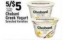 Met Foodmarkets Chobani Greek Yogurt offer