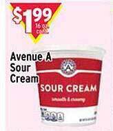 Met Foodmarkets Avenue A Sour Cream offer