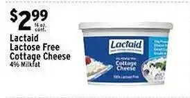 Met Foodmarkets Lactaid Lactose Free Cottage Cheese offer