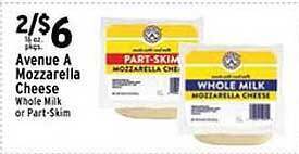 Met Foodmarkets Avenue A Mozzarella Cheese offer