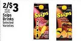 Met Foodmarkets Ssips Drinks offer