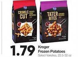 Ruler Foods Kroger Frozen Potatoes offer