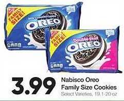Ruler Foods Nabisco Oreo Family Size Cookies offer