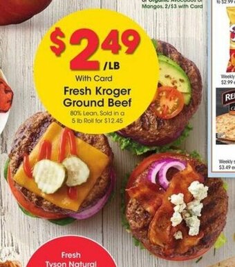 Kroger Fresh Kroger Ground Beef offer