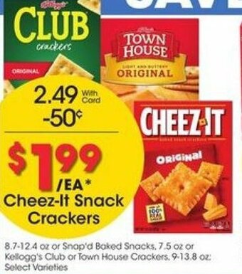 Kroger Cheez-it Snack Crackers offer