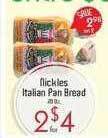 Nickles Italian Pan Bread