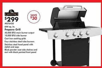 Valu Home Centers Propane Grill Grillpro offer