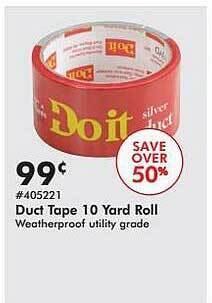 Valu Home Centers Duct Tape 10 Yard Roll offer