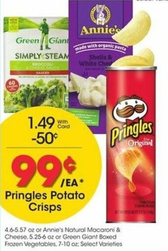 Kroger Pringles Potato Crisps offer