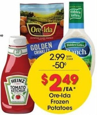 Kroger Ore-Ida Frozen Potatoes offer