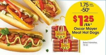 Kroger Oscar Mayer Meat Hot Dogs offer