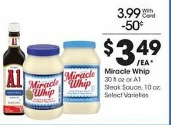 Kroger Miracle Whip offer