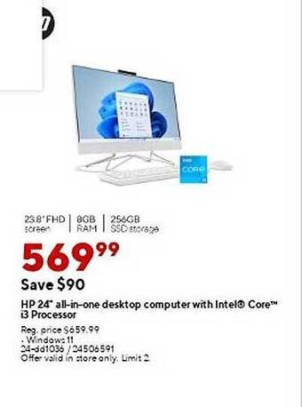 Staples Hp 24 offer