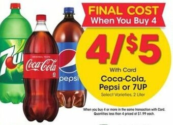 Kroger Coca-Cola, Pepsi or 7UP offer