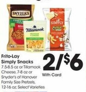Kroger Frito-Lay Simply Snacks offer