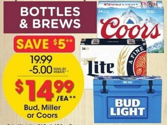 Kroger Bud, Miller or Coors offer