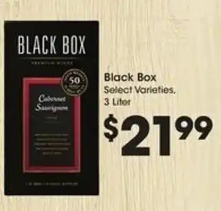 Kroger Black Box 3L offer