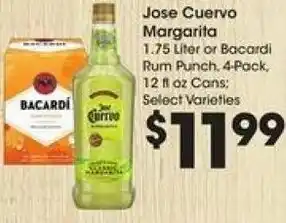 Kroger Jose Cuervo Margarita offer