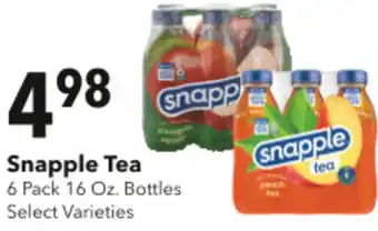 Cash Wise Snapple Tea 16 Oz. offer