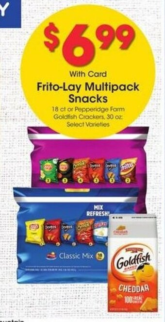 Kroger Frito-Lay Multipack Snacks offer