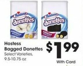 Kroger Hostess Bagged Donettes offer