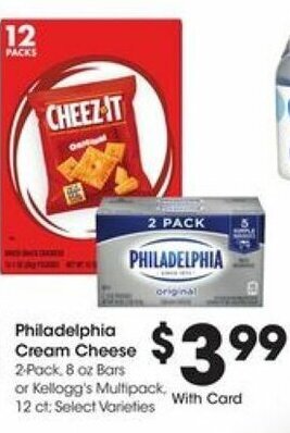 Kroger Philadelphia Cream Cheese offer