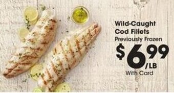 Kroger Wild-Caught Cod Fillets offer