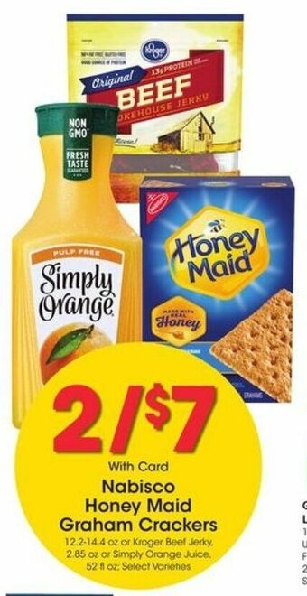 Kroger Nabisco Honey Maid Graham Crackers offer