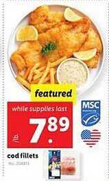 Lidl Cod Fillets offer