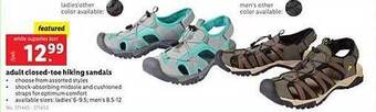 Lidl Adult Closed-toe Hiking Sandals offer