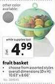 Lidl Fruit Basket offer