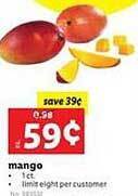 Lidl Mango offer