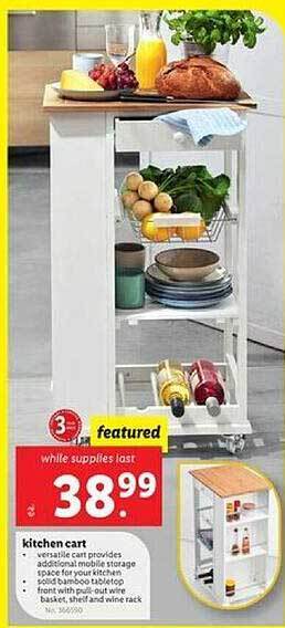 Lidl Kitchen Cart offer