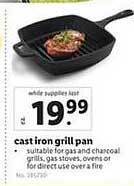 Lidl Cast Iron Grill Pan offer