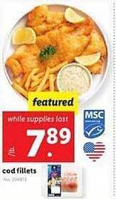 Lidl Cod Fillets offer
