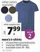 Lidl Men's T-shirts offer