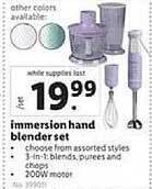 Lidl Immersion Hand Blender Set offer