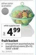 Lidl Fruit Basket offer