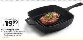 Lidl Cast Iron Grill Pan offer