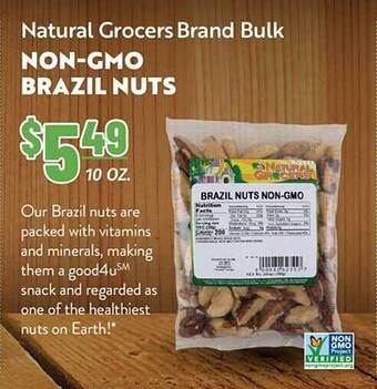 Natural Grocers Natural Grocers Brand Bulk Non-gmo Brazil Nuts offer