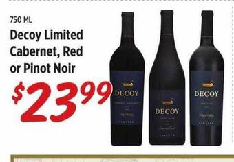 Rouses Decoy Limited Cabernet Red Or Pinot Noir offer