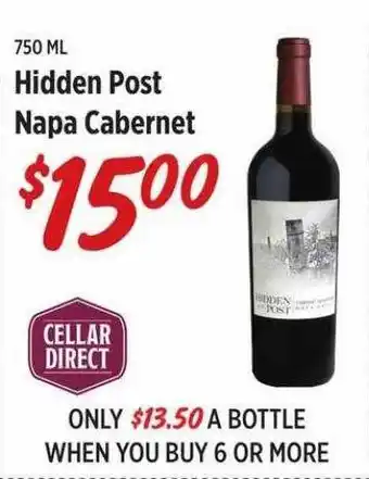 Rouses Hidden Post Napa Cabernet offer